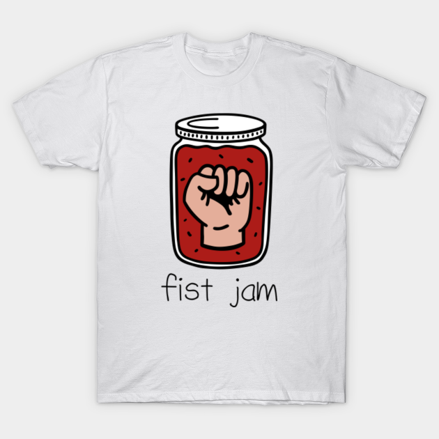 Fist Jam Climbing Pun Climbing TShirt TeePublic